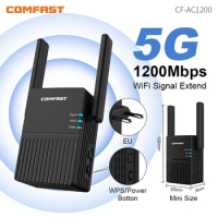 Comfast 1200Mbps Wireless Wifi Extender Wi-fi Repeater/Router Dual Band 2.4&amp;5Ghz 4 Wi fi Antenna Long Range Signal Amplifier AP