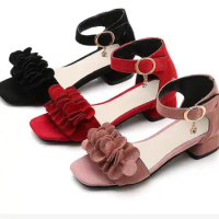 2019 summer new girls sandals candy color children shoes girls shoes princess shoes fashion girls sandals kids single shoes
