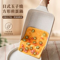 日式玉子燒煎蛋鍋方形多功能早餐鍋麥飯石不粘鍋家用厚蛋燒平底鍋