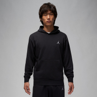 NIKE  上衣 男款 長袖上衣 帽T 運動 喬丹 AS M J ESS FLC PO LB 黑 FQ3679-010