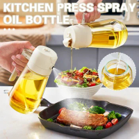 Kitchen Oil Spray Bottle Household Spray Pour Dual-use Air Fryer Olive Oil Cooking Oil Barbecue Spray Atomized Oil Spray Bottle