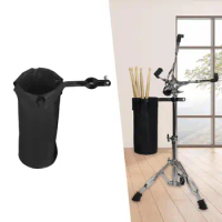 Drumstick Bag Music Stand Multipurpose Drum Accessory Removable Thickened Drumstick Barrel Container Performance Music Festivals