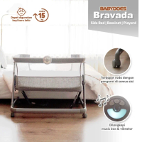 BABYDOES BOX CH 1693 SN BRAVADA SIDE BED - BASSINET - PLAYARD