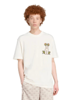 เสื้อยืดผู้ชาย ทรงหลวมลายโมโนแกรม รุ่น JY2973 สี Off White