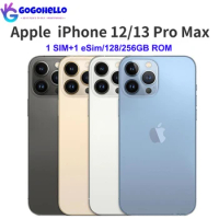 Unlocked iPhone 12/13 Pro Max 128/256GB ROM 6.7" Super Retina OLED Face ID NFC IOS 5G Original Mobile Phone Original 98% New