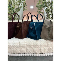 DRIAS SUEDE BOX WOMEN'S HANDBAG