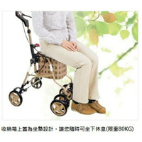【老人當家】【SHIMA】銀髮族休閒購物助步車