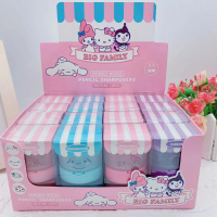 2 Pcs KM-9338 San-rio Kuromi Kitty Melody Cinnamoroll Double Hole Dual Hole Multipurpose Pencil Shar