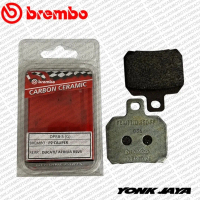DISC PAD / KAMPAS REM BREMBO 2 PISTON 1 PIN CARBON CERAMIC