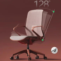 Simple Office Furniture Nordic Rotating Office Chairs Home Retro Computer Gaming Chair Backrest Study Desk Chair Ergonomic Chair