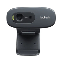 Logitech C270 HD Vid 720P Black Webcam With MIC Micphone Video Calling For Android TV Oiginal Webcams