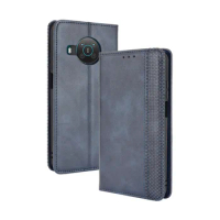 Suitable for Nokia X100 magnetic flip phone case, universal Nokia X10 X20 retro luxury shockproof leather wallet case