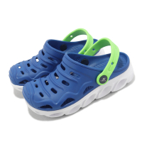 Skechers 童鞋 S Lights-HYPNO-SPLASH 藍 綠 洞洞鞋 發光 燈鞋 園丁鞋 小朋友 涼鞋 402000LBLLM