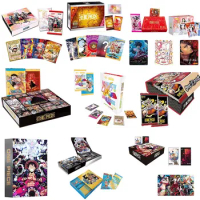 One Piece Collection Cards Booster Box Luffy Zoro Nami Rare Anime Playing Game Cards