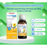 Siro Ho Thảo Dược Fortuss Otosan (Mẫu mới) Hỗ trợ Bổ Phế , Làm Dịu Con Ho, Bảo Vệ Niêm Mạc 【Hiệu quả