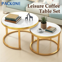PACKONE 2-In-1Coffee Tables Set - Meja Lipat Meja Kopi Side Table