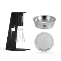 MHW-3BOMBER Espresso Puck Screen Kit Stainless Steel Dosing Funnel 51/53/54/58mm &amp; Magnetic Coffee Needle Stirrer Distributor