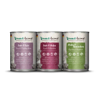 【Venandi Animal 德國貓王】雙拼蛋白高肉量主食罐 多種口味 400G(貓罐頭 貓罐 貓主食罐 貓餐包 高肉量)