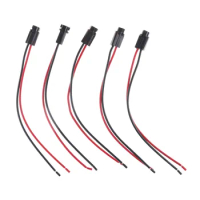 5pcs For 1.2W W3W LED Width Instrument Light T5 Socket LED T5 Socket Plug Extension Cables Harness T5 LED Bulb Holder Socket