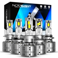 NOVSIGHT N60 200W 40000LM Super Bright H7 LED Canbus H4 H11 H8 H9 9005 HB3 9006 HB4 H13 9012 Car Lamp 6500K Car Headlight Bulbs