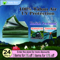 【BEST PRICE】Heavy Duty Canvas Tarpaulin Waterproof Canopy 6x8M! Custom Size For Camping/Lori/Picnic!