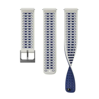 Suunto 22mm Athletic 9 矽膠錶帶 S+M 極地灰