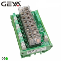 GEYA NG2R 8 Channel Relay Board 12V 24V Relay Board Remote Control Relay Module AC DC 1NO1NC