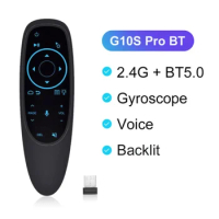 Smart Voice Remote Control Wireless Air Fly Mouse 2.4g G10 G10s Pro Gyroscope Ir Learning Compatible For Android Tv Box x96MAX