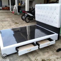 divan laci dan sandaran minimalis