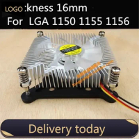 Ultra-thin CPU Fan For LGA1150 LGA1155 LAG1156 CPU Cooler with 70mm silent fan Comptuter CPU Cooling