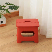 Portable Plastic Folding Stool for Kids Outdoor Hiking Fishing Foldable Stool Chair Children's Stool Stepstool with Handle
