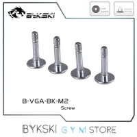 Bykski Mounting Screws GPU Block, M2 Thread 11mm, Water Cooling Acceessoris, 12Pcs/Lot, B-VGA-BK-M2