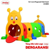 Official Garansi Resmi Junior Labeille ZK 08202 2in1 Larva Climb Tunnel Playground Panjatan Terowong
