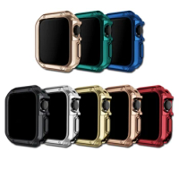 Cover For Apple Watch series 8 7 Case 45mm 41mm 44mm 40mm 42mm 38mm Accessories mechanical TPU bumper Protector iWatch 6 5 4 Se