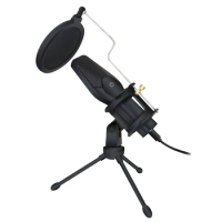 USB Microphone PC Microphone With Shock Mount, Blowout Preventer And Tripod Stand For Streaming Medi