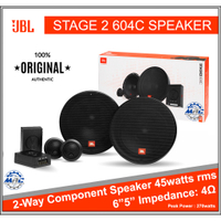 JBL 604C 6X5 "ลำโพงส่วนประกอบ2ทางกำลังสูงสุด: 270วัตต์45วัตต์ Rms ลำโพงรถยนต์ของแท้