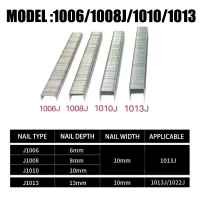 Paku Udara Staples 1010F / 1007F| 10,000pcs/Kotak untuk Stapler Udara Pneumatik Paku Tembak