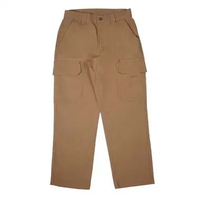 3Second Loose Cargo Long Pants C040823 30 Brown
