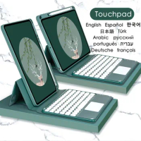 Funda for iPad Mini 6 Case with Pencil Holder Cover Keyboard Mouse for iPad Mini6 8.3'' Russian Korean Spanish Touchpad Keyboard