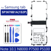 Tablet Battery for Samsung Galaxy Note 10.1 GT N8000 N8010 N8020 GT P7500 P7510 Tab 2 GT P5100, 7000mAh, SP3676B1A, 1S2P