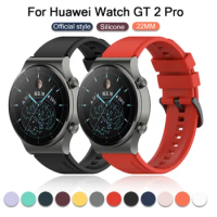 Silicone Watchband For Honor Watch GS Pro /Magic watch 2 strap Wristband For Huawei Watch GT3/GT2/GT 2 pro Bracelet correa
