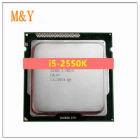 free shipping Original I5 2550K CPU Processor Quad-Core (3.4Ghz L3=6M 95W) Socket LGA 1155 Desktop CPU i5-2550K