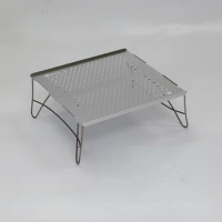 Outdoor Table Foldable Portable Aluminum Alloy Ultralight Nature Hike Camping Barbecue MINI Table Camping Furniture1