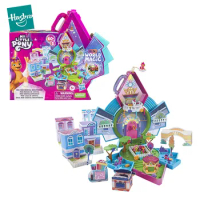 Original Hasbro My Little Pony Action Figure Mini World Magic Crystal Brighthouse Playset with 5 Collectible Toys for Girls Gift