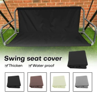Outdoor Garden Swing Seat Cushion Cover 900D Oxford Waterproof Dustproof Sunshade Cover Swing Chair Protection Cover