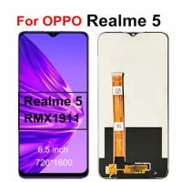 6.5 inch Realme5 LCD For OPPO Realme 5 LCD Display Touch Panel Screen digiziter sensor Assembly for OPPO realme 5 RMX1911 Screen