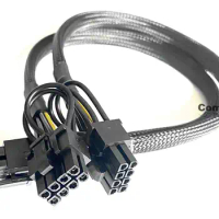 LODFIBER 8+8pin PCI-E VGA Power Supply Cable for EVGA SuperNOVA 1000 1300 1600 G2 80+ GOLD 50cm