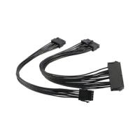 2X Motherboard Power Conversion Cable 24Pin To 18Pin, 8Pin To 12Pin, Support ATX Power Supply, Suitable For HP Z440 Z640