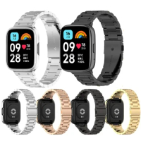 Metal Bracelet for Xiaomi Redmi Watch 3 Active Strap Watchband For Redmi Watch 3 Bracelet Correa Smart Watch Replacement