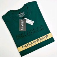 Kaos Embos Pria Terbaru Pull&Bear Bahan Catton Combet Sablon Timbul Lengan Pendek